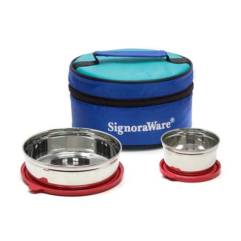 signoraware classic steel lunch box|signoraware lunch box steel.